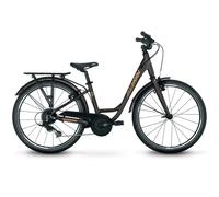 Bemoov CL24 Bicicletta da trekking per bambini 24 pollici ( Antracite metallizzato / 24 pollici )