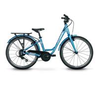 Bemoov CL24 Bicicletta da trekking per bambini 24 pollici ( Azzurro semi opaco / 24 pollici )