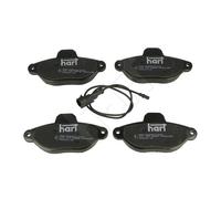 Bemsbeläge Set Pastiglie Freno a Disco Frontale con Sensore per Punto, Seicento,