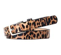 Bemvp Cinghia di Cuoio Leopardo Pu Ladies Stampato Cinturini Regolabili per Cintura per Donne Abiti per Pantaloni