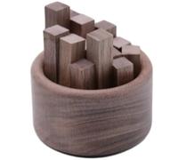 Bemvp Diffusore di Aromi in Legno di Noce Nera, Diffusore per Aiuti per Il Sonno, Diffusore di Oli Essenziali in Legno per Aromaterapia per Deodorante Domestico