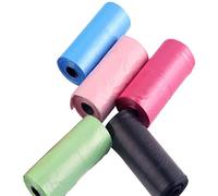 Bemvp Piccoli Sacchetti della Spazzatura 5 Rotoli Mini Sacchetti di Immondizia Desktop 25 * 30 Cm Sagni di Spazzatura per Cucina per Ufficio a Casa