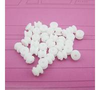 Bemvp Puleggia in Plastica 20pcs 62a Micro Mini Ruote per Carrello Ruote Motori Accessori Modello Giocattolo