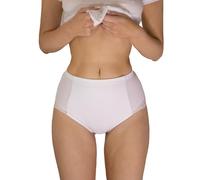 BeMyco Mutande Contenitive Donna in Pizzo e Vita Alta - Eleganti e comode, Slip Donna Cotone e Pizzo Made in Italy, Disponibili in Bianco, Nero e Nudo
