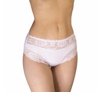 BeMyco Set 6 Pezzi Mutande Vita Alta Donna in Pizzo - Culotte Cotone Donna comode e Traspiranti - Slip Eleganti e Resistenti, Made in Italy (IT, Testo, M, Regular, Regular, Bianco)