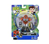 Ben 10 - Action figure BEN47I10, Heatblast con armatura spaziale