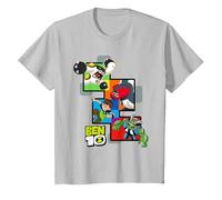 Ben 10 Are You Ready? Maglietta, Bambini, Argento, 2 Anni