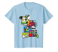 Ben 10 Are You Ready? Maglietta, Bambini, Celeste, 4 Anni