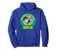 Ben 10 Omnitrix Activate Felpa con Cappuccio, Unisex per Adulti, Blu Reale, M