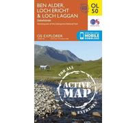 Ben Alder, Loch Ericht & Loch Laggan, Dalwhinnie (Map) OS Explorer Map Active