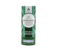 BEN & ANNA Menta - Deodorante stick naturale per uomo e donna, vegano e cosmetico naturale, sostenibile in Papertube, contro la forte sudorazione, privo di alluminio (40 g, confezione da 1), menta)