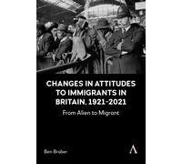 Ben Braber Changes in Attitudes to Immigrants in Britain, 192 (Copertina rigida)