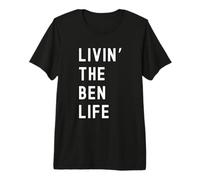 Ben Che Vive la Vita di Ben Nome Divertente Maglietta Premium