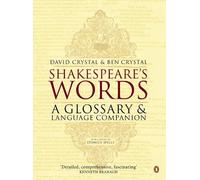 Ben Crystal David Crystal Shakespeare's Words (Tascabile)