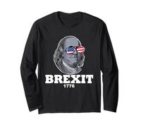 Ben Franklin Brexit 1776 Maglia a Manica