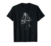 Ben Franklin Suonare Chitarra Acustica Rock Anthem Vibes Maglietta
