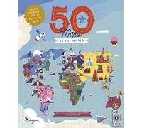 Ben Handicott Kalya Ryan 50 Maps of the World (Tascabile) Americana