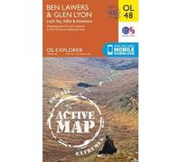Ben Lawers & Glen Lyon, Loch Tay, Killin & Kenmore (Map) OS Explorer Map Active