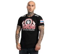BENLEE Rocky Marciano da Uomo Slim Fit Maglietta Thailandia, Uomo, Men Slim Fit T-Shirt Thailand, Nero, L