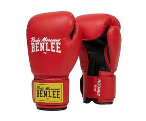 Ben Lee Rocky Marciano Rodney PVC Guanti da Boxe, Red, 6