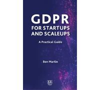 Ben Martin GDPR for Startups and Scaleups (Copertina rigida)