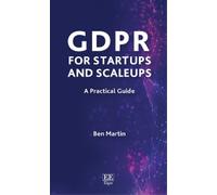 Ben Martin GDPR for Startups and Scaleups (Copertina rigida)