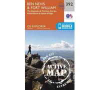 Ben Nevis and Fort William, the Mamores and the Grey Corries, Kinlochleven (Map)