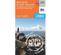 Ben Nevis and Fort William, the Mamores and the Grey Corries, Kinlochleven (Map)