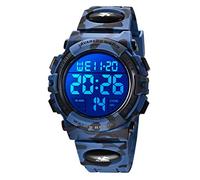 BEN NEVIS Orologio da Polso Orologi Sport per Bambini Digitale Multifunzione Impermeabile LED Luce Allarme Calendario Data con Cinturino in Silicone Blu