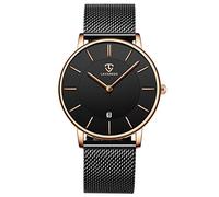 BEN NEVIS Orologio da Uomo e Donna, Quarzo con Quadrante Ultra Sottile e Minimalista, Display Della Data, Cinturino in Pelle, Regalo Classico