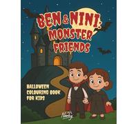 Ben & Nini: Monster friends: Halloween colouring book for kids