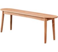 Ben - Panca con scarpiera in legno massello di rovere, moderna panca da ingresso, per camera da letto, sala da pranzo, cucina, facile da montare, elegante arredamento per la casa, ingresso moderno