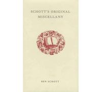 Ben Schott Schott's Original Miscellany (Copertina rigida)