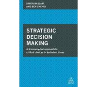 Ben Shenoy Simon Haslam Strategic Decision Making (Tascabile)