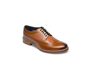 Ben Sherman Archie Brogue Scarpe Stringate da Uomo in Pelle Marrone. - EUR 43