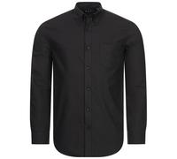 BEN SHERMAN Camicia Casual A Maniche Lunghe Nera Nuova