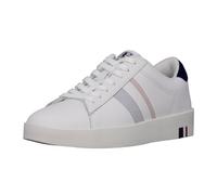 Ben Sherman Men's Boxwell Sneaker, White/British Navy/Mod Red, 11.5