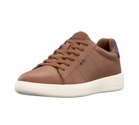 Ben Sherman Men's Hampton Sneaker, Chestnut/British Navy/Whisper White, 11.5