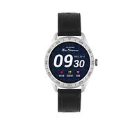 Ben Sherman Mens Multisport Smart Watch cinturino in pelle nera, Nero, BS079B