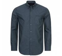 BEN SHERMAN Oxford Uomo Camicia a maniche lunghe 0077858-SMERALDO SCURO blu M