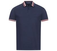 BEN SHERMAN Polo Shirt Casual Da Uomo Con Collo A Casa Navy Nuovo