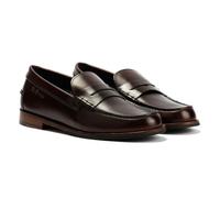 Ben Sherman Sid Mocassini in Pelle Marroni da Uomo - EUR 44
