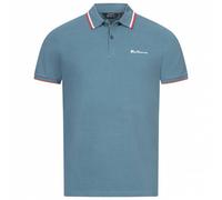 BEN SHERMAN Twin Tipped Uomo Polo 0076270NR-Verde acqua blu M
