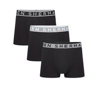 Ben Sherman Uomo, Boxers, Nero, Confezione da 3, Piccolo
