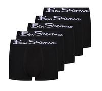 Ben Sherman Uomo, Boxers, Nero, Confezione da 5, XL
