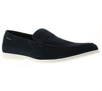 Ben Sherman Uomo Mocassini Eleganti Amarillo Scamosciato Blu Navy Taglia UK
