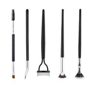 Ben spazzole di mascara, pennello per ciglia - Set applicatore mascara pieghevole di 5,Curled Grooming Brow Pettle Makeup Definitore per le donne in alto ciglia inferiore