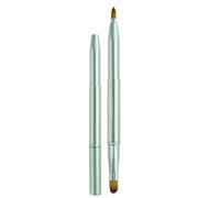 Ben spazzole per il trucco a labbra retrattili, spazzole a due lebbra, Applicatore per trucco portatile per la fodera del rossetto, Ripassamento per le labbra a prova di polvere con doppie punte per l
