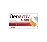 Benactiv BENACTIV GOLA 16 PAST. ARANCIA S/Z pastiglie mal di gola