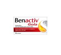 BENACTIV GOLA 16 PAST. LIMONE E MIELE pastiglie mal di gola